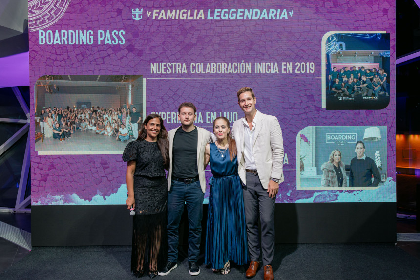 Boarding Group recibió un reconocimiento de Royal Caribbean en viaje inaugural del Legend of the Seas